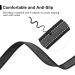 Toozey 5m Rubberized Dog Leash for Small to Large Dogs - Durable Black Drag Line with Hand Loop & Storage Bag - Buy Online on SooperMarket.com