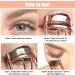 Lash Curler Stainless Steel Eye Lashes Curlers Curl Lash Curler Electroplated Eyelash Curler Fashion Eyelash Curler Makeup Accessory for Women and Girls - Rose Gold - Buy Online on SooperMarket.com