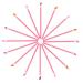 400PCS Disposable Lip Brushes - Lip Gloss Applicators Makeup Kit - Pink - Buy Online on SooperMarket.com