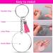 Shynek Acrylic Blank Keychains Set - 200 Clear Keychain Blanks for Vinyl with Tassels, Rings, and Jump Rings - 200 Multicolors - Buy Online on SooperMarket.com