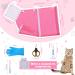 7-Piece Cat Bathing Bag Set with Grooming Glove, Nail Clipper, Feeder - Bright Colors - Buy Online on SooperMarket.com