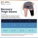 Copper Compression Hamstring Support Sleeve - XL X-Large - Anti-Slip Thigh Support for Sore Hamstring, Groin, Quad - Ideal for Muscle Sprains, Tendinitis, Workouts, Sciatica Pain - Men & Women - 1 Pack - Buy Online on SooperMarket.com