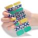 Buy Stick-On Nail Polish Stripes - Full & Half Hardened Gel Glitter & Marble Designs - ZE0242 | International Shipping Available - Buy Online on SooperMarket.com