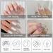 Lavender Violets 120g Clear Acrylic Dip Powder - 4oz Large Nail Kit | 3D French Nail Art, Starter Manicure, Strengthening for Beginners - No Lamp Needed | L001 - Buy Online on SooperMarket.com