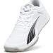 Buy PUMA Unisex Accelerates Turbo Indoor Sneakers - 45 EU - White Black & Concrete Gray - International Shipping Available - Buy Online on SooperMarket.com