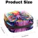 Octopus Sanitary Napkin Storage Bag - Multi-colored Portable Period Bag for Women and Teen Girls | Feminine Menstrual Cup Pouches + Nursing Pad Holder + Tampon Bags - 1Pcs - Buy Online on SooperMarket.com