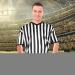 Facynde Striped Referee Shirt for Men | V-Neck XXL - Ideal for Football Basketball & Sports - Buy Online on SooperMarket.com