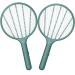 Bug Zapper Racket, Electric Fly Swatter Mosquito Killer Electronic Fly Zapper for Indoor Home Outdoor (2, Green) 2 Green