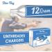 BLUE FLAG 12-Gram CO2 Cartridges - 10 Pack for Pellet, BB, and Airsoft Guns - Buy Online on SooperMarket.com
