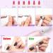 100Pcs 100Grit Nail Sanding Bands for Nail Drill | Medium Sanding Bands with Mandrel Bits | Zebra Sanding Bands 150Grit | Ideal for Acrylic Nails, Gel Manicures, and Pedicures - Buy Online on SooperMarket.com