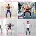 Pilates Bar Kit with Adjustable Resistance Bands | Portable 3-Section Pilates Stick Bar for Full Body Workout | Ideal for Home, Gym, Office, Travel | Pink - Buy Online on SooperMarket.com