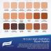 Graftobian HD High-Definition Super Palette - Neutral Shades | Professional Foundation Palette for Contour & Coverage | Includes Free Blending Sponge | Face Cream Makeup Artist Kit - Buy Online on SooperMarket.com