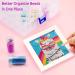 JUSTDOLIFE Embroidery Diamond Storage Box - 30 Small Beads Containers for Diamond Painting, Jewelry, Art & Craft - Buy Online on SooperMarket.com