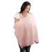 Muslin Nursing Cover for Baby Breastfeeding Soft & Breathable Cotton Breastfeeding Cover for Mom with Rigid Hoop for Mother Nursing Apron by Comfy Cubs (Lace)