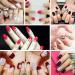 50 Pieces Nail Presentation Color Fields - Transparent Nail Tips & False Nail Art Sticks for Practice | Perfect Nail Polish Color Card Plates - Buy Online on SooperMarket.com