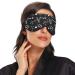 Haskirky Light Blocking Eye Mask for Deep Sleep | Breathable & Adjustable for Men and Women | Ideal for Travel, Yoga, Meditation | Comfortable Smooth Design | Black - Buy Online on SooperMarket.com