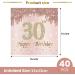 40 Pink Napkins for 30th Birthday - Premium 33x33cm Party Decor for Men & Women - Buy Online on SooperMarket.com