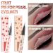 2Pcs Glitter Liquid Eyeliner Pen Set in Dark Red & Brown | Waterproof, Smudge Proof, Long Lasting | Metallic Satin Finish, High Pigmentation | Colorful Sparkle Eye Liner - 2 Count - Buy Online on SooperMarket.com