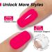 YTD Likomey Berry Pink Gel Nail Polish 15ml | Soak Off UV Nail Varnish for DIY Manicure & Pedicure | Bright Pink CS409 - Buy Online on SooperMarket.com