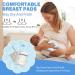 Bamboo Fiber Nursing Pads - 10 Piece Set with Laundry & Travel Bags | Washable Leak Proof Breastfeeding Essentials for Moms (Sky Blue - Buy Online on SooperMarket.com