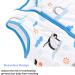 Chilsuessy 2.5 Tog Baby Sleeping Bag | Penguin Family Design | 100% Cotton Nursery Bedding | 130cm/4-6 Years | All Year Round Wearable Blanket - Buy Online on SooperMarket.com