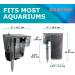 AquaClear Power Filter 20 - Efficient Clip-on Aquarium Filter for 18L to 76L Tanks (6W) | International Shipping Available - Buy Online on SooperMarket.com