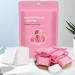 ulafbwur Disposable Cotton Pad 20pcs Disposable Compressed Cotton Pad Wet Use Expandable Towel Portable Outdoor Travel Pink - Buy Online on SooperMarket.com