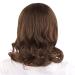 MapofBeauty 16 Short Side Bangs Medium Curly Wig - Brown - Buy Online on SooperMarket.com