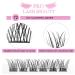 Lash Clusters 72 Pcs Individual Cluster Lashes DIY Extension 8-16mm - Wispy Volume, Thin Band, Reusable & Comfortable - Buy Online on SooperMarket.com