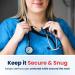 ScopePal Stethoscope Clip for Doctors & Nurses | Stethoscope Accessory Compatible with 3M Littmann Classic III, Lightweight II S.E | Black - Buy Online on SooperMarket.com