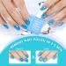 Professional Gel Nail Polish Remover 0.5 Fl Oz - Fast & Gentle Polish Removal with Nail File & Scraper - Perfect for At-Home Use - Buy Online on SooperMarket.com
