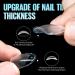 Buy TOMICCA Short Almond Nail Tips - 504Pcs Soft Gel 12 Sizes Pre-Shaped Half Matte Clear Gelly Tips for DIY Nail Extensions & Salon Use - International Shipping Available - Buy Online on SooperMarket.com