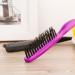 Boar Bristle Teasing Hair Brush Set for Women Men - Salon Quality Styling Comb Set in Fuchsia and Purple - Buy Online on SooperMarket.com