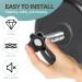 Prasacco 6 Pack Dumbbell Socket Nuts - 25mm Anti-Slide Barbell Clamps | Black Plastic Star Closures for Weight Training - Buy Online on SooperMarket.com