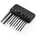 Fangze Pimple Popper Tool Kit, 10 pcs Blackhead Remover Tools Stainless Steel Comedone Extractor Blackhead Tweezer for Women Men Face Blemish Whitehead Zit with Leather Bag 10 Count (Pack of 1) Black