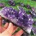 Amethyst Rough Stone 30-60g Uruguay Amethyst Cluster cave Pieces of Original Stone specimens Placed