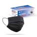 Medical type iir standard En14683 Certified oral masks op masks 3-layer Mouth protection facial mask disposable mask Eineway mask BFE 98% surgical mask (100 units (1 piece) black 100) 1 piece (100 pack) black 100
