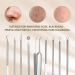 Layhou 5PCS Stainless steel Acne Removal Kit Blackhead Remover Facial Pimple Comedone Needle - Buy Online on SooperMarket.com