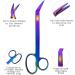 Long Handled Toenail Clippers for Thick Nails 7.5" Angled Tip Long Handled Nail Scissors for Toenails Heavy Duty long handled Toenail Scissors for Thick Nails Podiatry Tools for Elderly Back Pain - Buy Online on SooperMarket.com