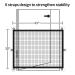 NWK Magic Pet Gate - Safe Enclosure for Pets to Play & Rest | 12 Hooks (30'' x 43'') - Buy Online on SooperMarket.com
