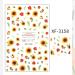 Nail Art Stickers Water Transfer DIY Nail Decals Sunflower and Small Daisy Colorful Transfer Watermark Nail Stickers for Nails Design Manicure Tips Decor - Buy Online on SooperMarket.com