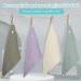 WD&CD 4-Piece Triangle Baby Dribble Bibs | Adjustable & Absorbent for Boys and Girls - Buy Online on SooperMarket.com
