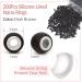 Vlasy Nano Beads Silicone Lined 3.0mm - 200PCS with Hair Extension Loop Needle Threaders - Dark Brown Set for Hair Extensions - Buy Online on SooperMarket.com