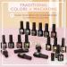 MAQUITA Gel Nail Polish Set with 48w Lamp Starter Kit - 17 Colorus Nail Salon Set - with No Wipe Glossy & Matte Top Coat and Base Coat - DIY Manicure Tool Gift for Beginners at Home - Buy Online on SooperMarket.com