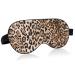 Haskirky Light Blocking Eye Mask Breathable and Adjustable Adult Men and Women Travel on Business Trips Yoga Meditation Light Smooth Comfortable Eye Mask Office Deep Sleep Goodies Leopard Print
