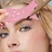 SHZONS Eyeshadow and Eyeliners Stencils Pad | Soft Precision Eyeliners Stencils - Reusable Cleaning Cloths Eye Liners Contour for Makeup Beginners & Beauty Lovers Pink - Buy Online on SooperMarket.com
