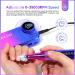 SAVILAND Portable Electric Nail Drill - 35000RPM Nail File for Acrylic Nails | Professional Manicure & Pedicure Supplies | Perfect for Home & Salon Use - Buy Online on SooperMarket.com