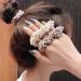Runmi Hair Ties | 3 Pack Pearl Scrunchies & Beaded Ponytail Holders | Stylish Hair Accessories for Women & Girls - Buy Online on SooperMarket.com