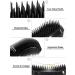HEETA Detangling Hairbrush for Fine, Fragile, Color-Treated Hair - Knot-Free Hairbrush for Curly, Natural, Straight, Wet or Dry Hair - Ideal for Men, Women, Kids, and Pets - Black - Buy Online on SooperMarket.com