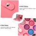 MUSISALY 33 Makeup Palette Beginner Eyeshadow Pallet Eye Makeup Metallic Eyeshadow Girl Cosmetic Leather Rosy - Buy Online on SooperMarket.com